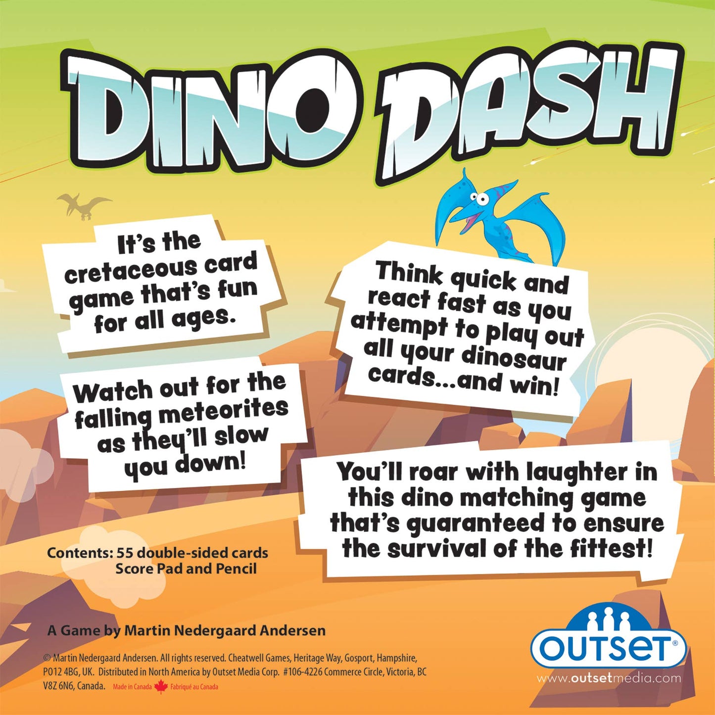 Dino Dash Card Game