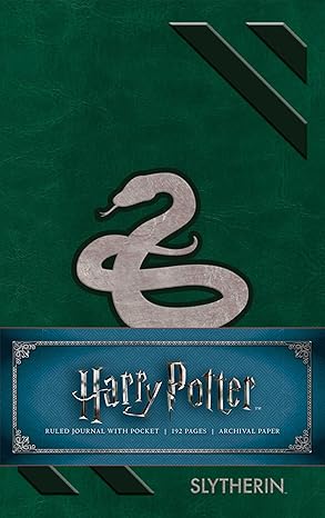 Harry Potter: Slytherin Ruled Pocket Journal Hardcover