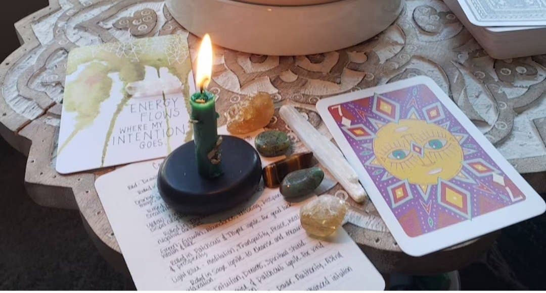 Ritual Herb Rolled Candles For Magic Spells