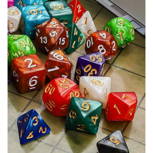 DND Dice Random Assorted Set of 7