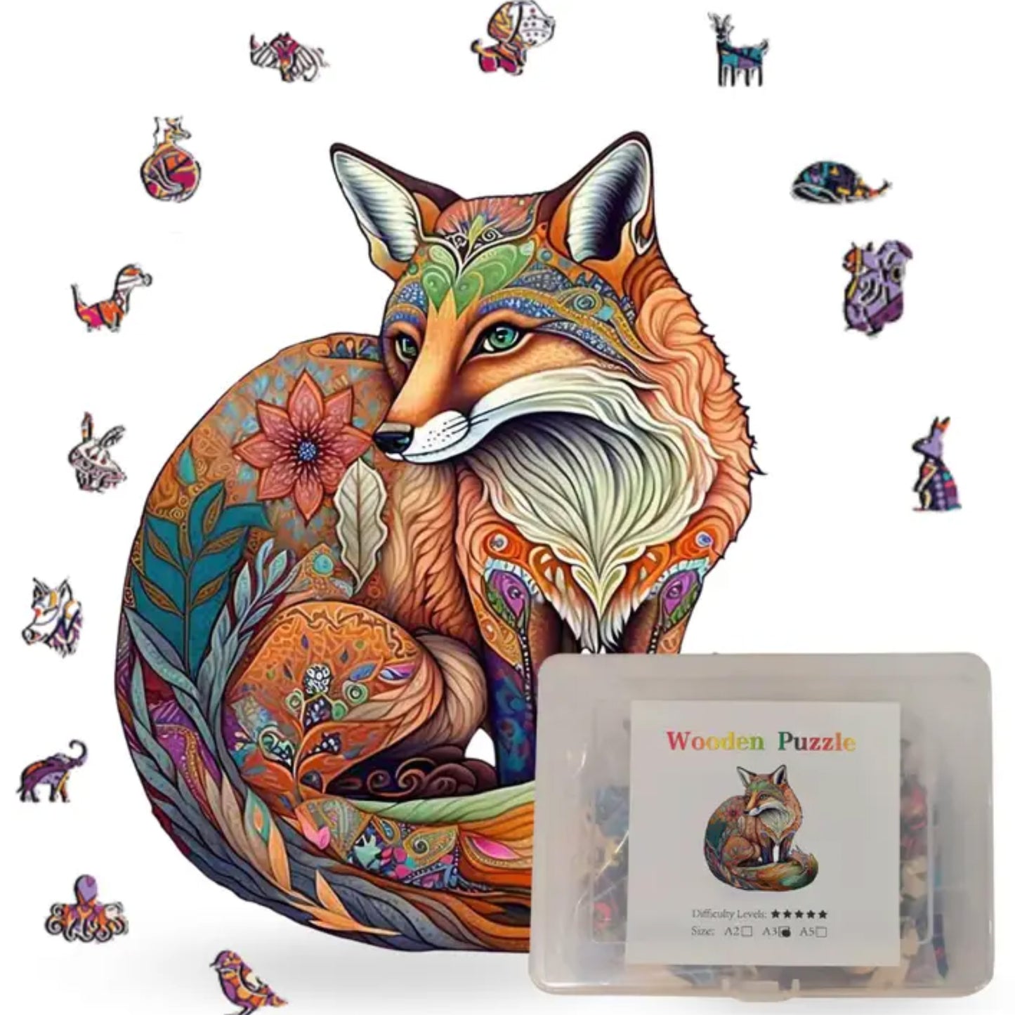 Sly Fox Wooden Jigsaw Puzzle