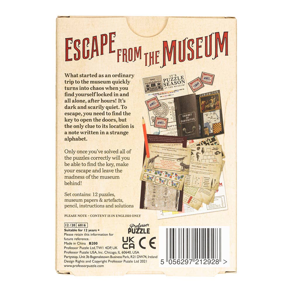 Mini Escape from the Museum Game (D.8)