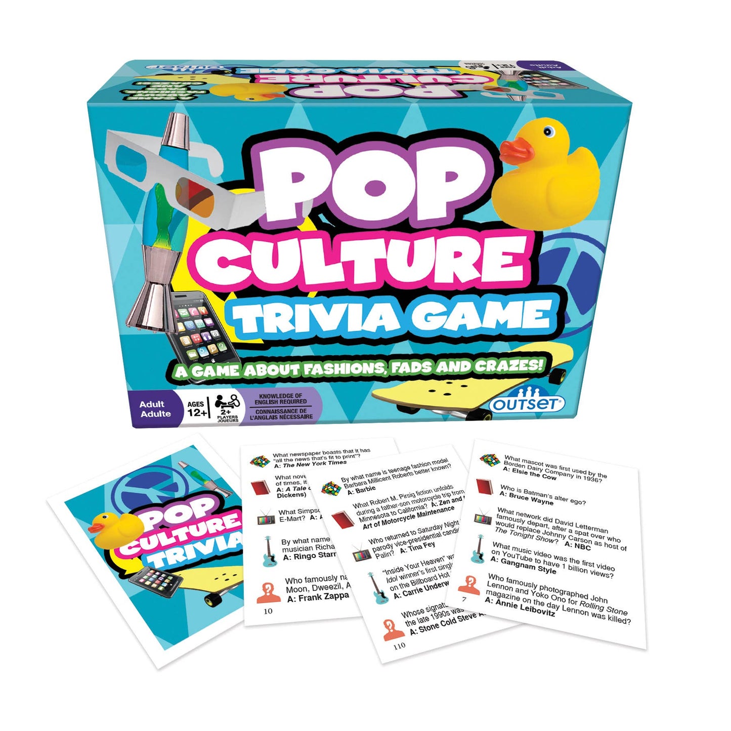 Pop Culture Trivia Card Game