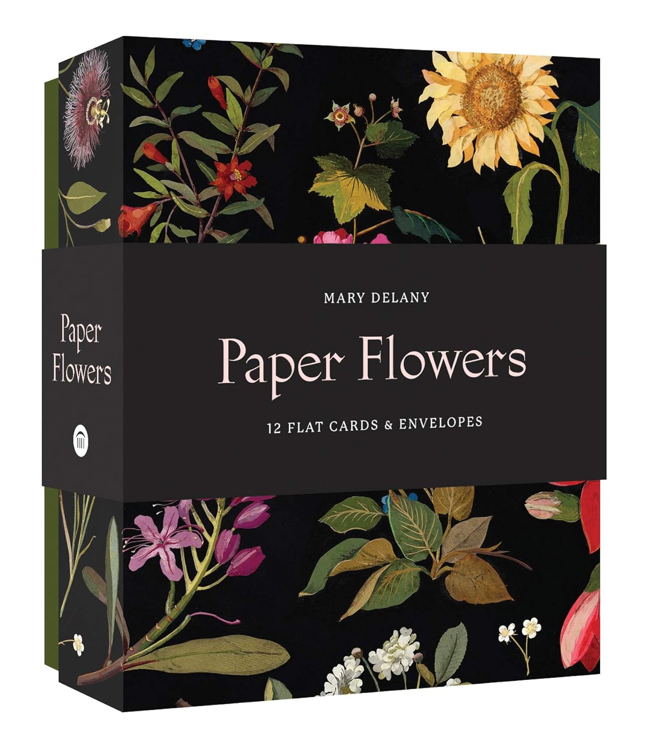 Paper Flowers - 12 Flat Cards & Envelopes